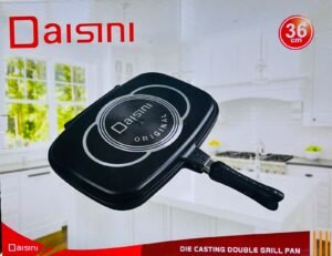 Poêle grill double en fonte d’aluminium (Die Casting) – Image 2